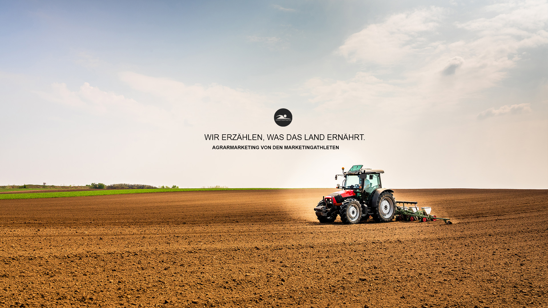 Marketingathleten Agrarmarketing Feld Traktor